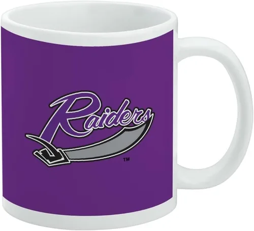 Vista 262 de Taza de cerámica con el logotipo principal de la Universidad Rider, taza de regalo novedosa para café, té y bebidas calientes, 11oz, blanca