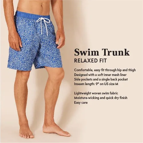 Vista 2 de Tienda Essentials - Traje de baño de secado rápido para hombre, 9pulgadas