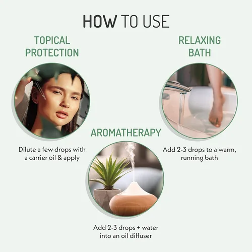 Vista 6 de Eve Hansen Aceite esencial de árbol de té orgánico (2 onzas) Aceite de árbol de té 100% Melaleuca Alternifolia puro para piel, cuero cabelludo