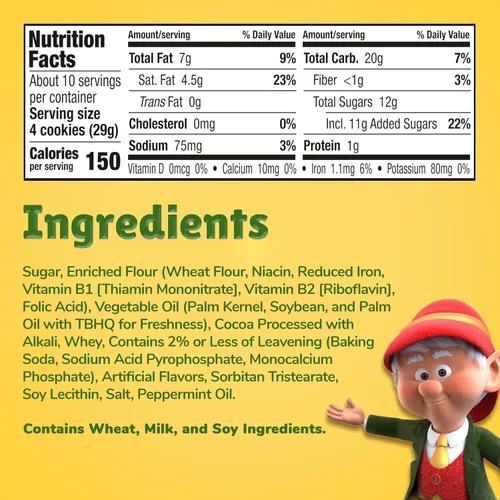 Vista 2 de Keebler Fudge Mint Delights, Galletas de Menta bañadas en Keebler Fudge, 10 oz
