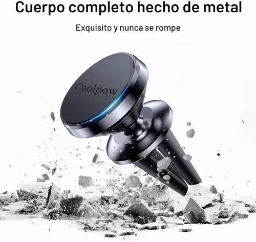 Vista 6 de 【Paquete de 2】Soporte magnético para teléfono de ventilación de automóvil [fácil de instalar] Soporte magnético reutilizable para ventilación