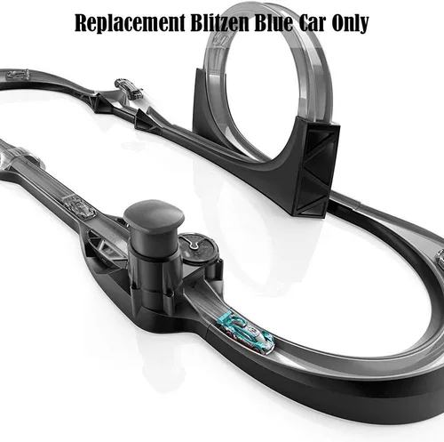 Vista 2 de Piezas de repuesto para Hot-Wheels iD Smart Track Kit - GFP20 ~ Juego de carreras de vehículos fundidos a presión ~ Reemplazo Blitzen Blue Car