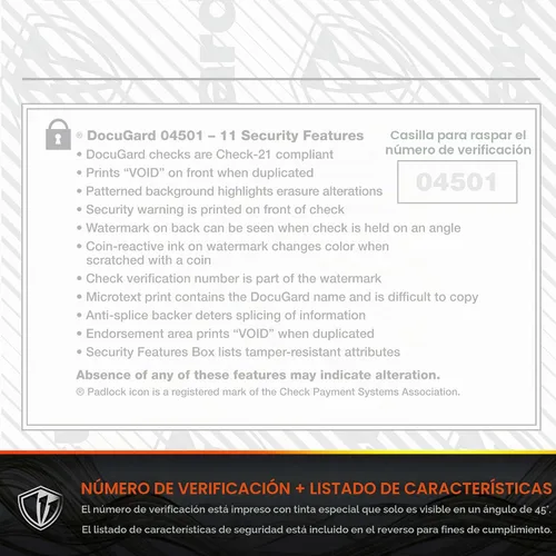 Vista 9 de DocuGard Papel Financiero Jaspeado (04501)