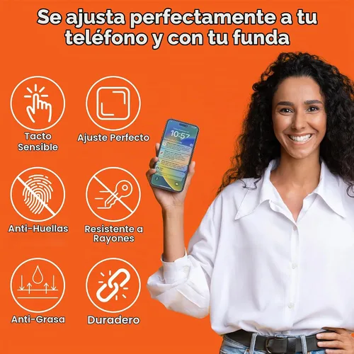 Vista 5 de Slapback Protector de pantalla de privacidad prémium para iPhone 14, 13, 13 Pro [2 unidades] [pantalla de 6.1 pulgadas] Anti-espía 28 grados