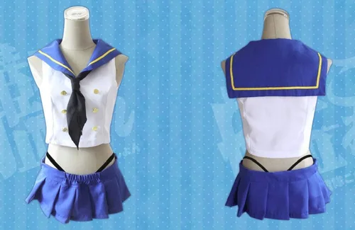 Vista 2 de GK-O Juego Anime Kantai Colección KAN Colle Shimakaze Cosplay Traje uniforme