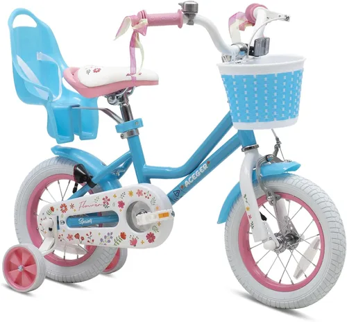 Vista 19 de ACEGER Bicicleta para niños de 2 a 10 años, estilo BMX, para niños y niñas de 2 a 10 años, bicicleta para niños de 12, 14 y 16 pulgadas, con ruedas