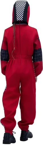 Vista 2 de KalcyKizz Disfraz de corredor para niños, rojo