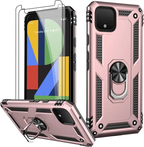 Vista 41 de LUMARKE para Google Pixel 3A XL - Funda con protector de pantalla, funda protectora grado militar probada contra caídas de 16 pies con soporte