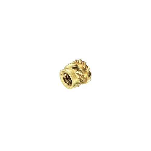 Vista 4 de uxcell Tuercas de inserción moleteadas, 80 piezas M2 x 3 mm L x 3.5 mm DI 3D Impresión de tuercas de latón Tuercas de rosca hembra Insertos de latón