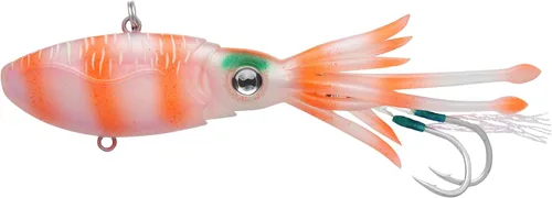 Vista 22 de Nomad Design Señuelo de pesca vibratorio patentado original de Squidtrex – Señuelo de plástico suave TPE con aroma añadido para agua salada