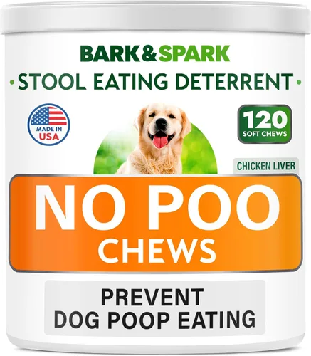 Vista 10 de BARK&SPARK NO Poo Treats - Evita el consumo de caca de perro - Tratamiento