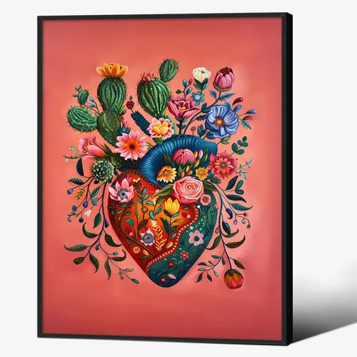 Vista 17 de Pósteres de Lienzo de Libros de Academia Oscura Carteles de Arte de Pared Botánico Floral de Ambiente Sombrío Pintura al Aceite Vintage Antigua