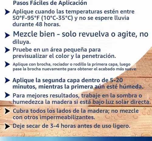 Vista 3 de Sellador Seal-Once Nano+Poly de madera penetrante con poliuretano, sellador impermeable de alta calidad, 1 galón, negro Sellador impermeable