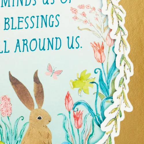 Vista 3 de Hallmark Tarjetas de Pascua vintage, paquete de 6 (Bessings All Around Us)