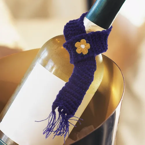 Vista 7 de EXCEART 10 piezas mini muñeca decorativa bufanda de muñeca DIY bufanda kawaii mini bufanda mini casa muñeca bufanda suministro de botella de vino