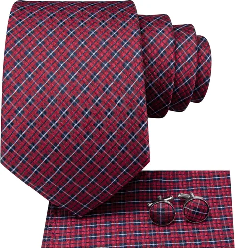 Vista 92 de Dubulle Corbata tejida de cachemira para hombre y gemelos de pañuelo para hombre, conjunto de gemelos para boda formal y negocios