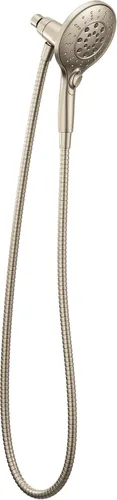 Vista 2 de Moen Engage 3662EPBN - Cabezal de ducha de mano de 5.5 pulgadas con sistema de acoplamiento magnético, níquel cepillado Magnetix