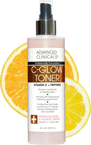 Vista 10 de Advanced Clinicals Colágeno de agua de rosas para el cuidado de la piel revitalizante e hidratante para la cara Tónico en aerosol facial