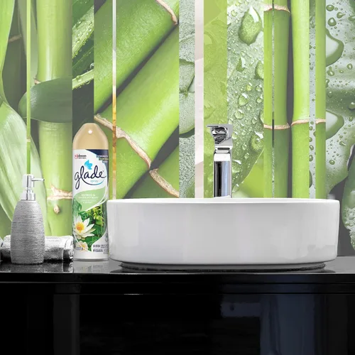 Vista 11 de Glade - Ambientador, espray de habitación, Bamboo & Waterlily Bliss, 8 onzas
