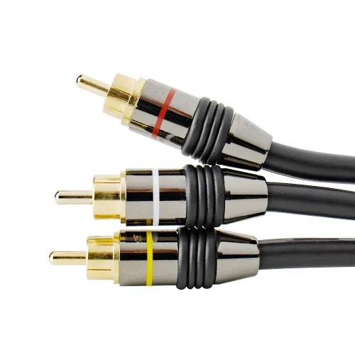Vista 2 de Skywalker Cable de interconexión de audio/video triple RCA serie Hq, 6 pies