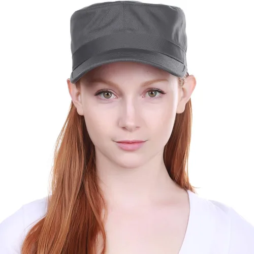 Vista 86 de Cadet Army - Gorra de estilo militar básico diario (ahora con la versión de bolsillo Stash)