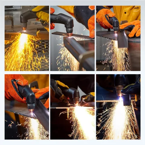Vista 4 de WeldingStop 10 piezas de corte por plasma XT40 Antorcha Consumibles Electrodo 249926 Boquilla 40A 249928 Punta para Miller