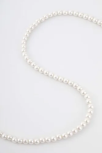 Vista 6 de BABEYOND Collar redondo de perlas de imitación collar de perlas de boda para novias Blanco