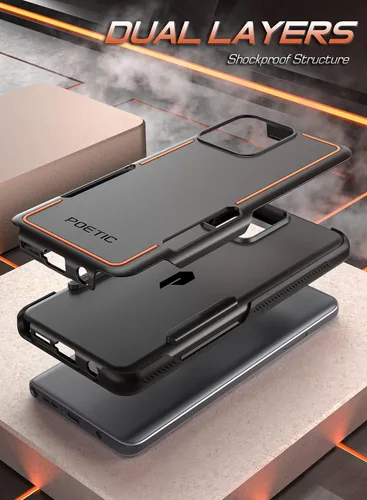 Vista 3 de Poetic Neon Series - Funda para Moto G Stylus 5G 2023 (no compatible con versión 4G), doble capa, resistente, a prueba de golpes, protección contra