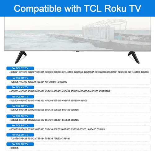 Vista 2 de Patas base de soporte de TV para TCL Smart Tv-TCL Roku TV para Samsung UN32J4000AF 32 pulgadas 40 pulgadas 43 pulgadas 48 pulgadas 49 pulgadas 50