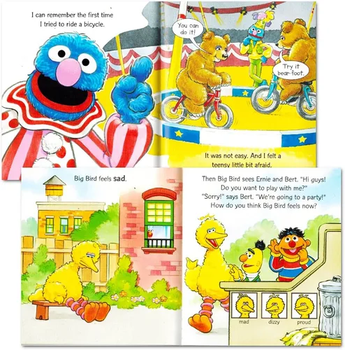 Vista 3 de Barrio Sésamo Elmo Manners Libros para Kids Toddlers – -Conjunto de 8 Manners Libros