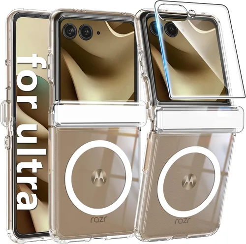 Vista 138 de FNTCASE Funda para Motorola Moto-G Stylus-5G-2024: Cubierta protectora ligera de grado militar para teléfono celular, flexible, antiamarillamiento