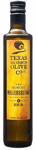 Vista 6 de Texas Hill Country Olive Co Miller's Blend Aceite de oliva virgen extra – Aceite de oliva gourmet AOVE prensado en frío – rico y robusto – perfecto