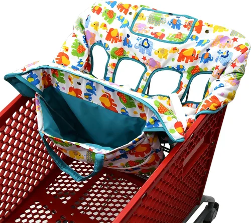 Vista 7 de Funda doble doble para carrito de compras para hermanos bebés con funda de transporte. Se adapta a tiendas de comestibles de almacén al por mayor