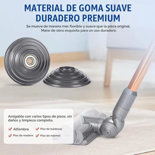 Vista 7 de Rueda de bola mejorada+conector de cabezal limpiador de par compatible