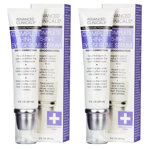 Vista 30 de Advanced Clinicals - Suero exfoliante con ácido glicólico al 10% para la cara + ácido láctico Exfoliante facial AHA + suero de ácido salicílico