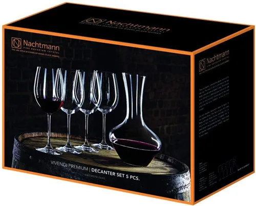 Vista 4 de Nachtmann – Tazón de cristal Vivendi a elección., Juego de decantar, 1, Transparente