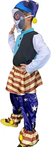 Vista 4 de Sundrop Moondrop FNAF - Disfraz de payaso para Halloween cosplay para fanáticos