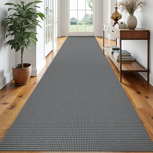 Vista 129 de EARTHALL Alfombra tejida de 2 x 3 pies, lavable para entrada, alfombra trenzada antideslizante, alfombra para puerta interior y exterior, alfombra