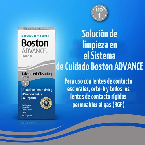 Vista 8 de Bausch + Lomb Boston Advance Cleaner - 1 oz, paquete de 3