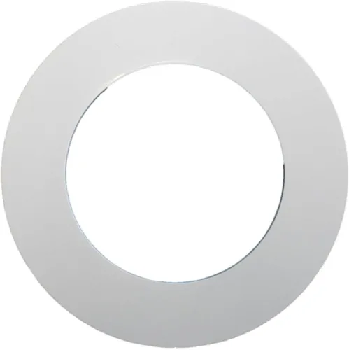 Vista 2 de Anillos de plástico blancos Anillo de luz empotrado de 8 pulgadas para luces de lata (1 anillo de recorte)