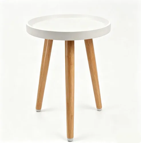 Vista 9 de KGPLOME Soporte para plantas para interiores, mesa de madera de nogal de mediados de siglo, soporte alto de metal resistente para macetas, mesa