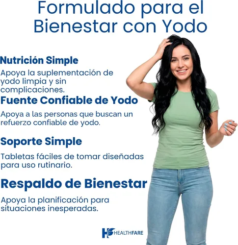 Vista 5 de HealthFare Tabletas de yoduro de potasio 130 mg 120 tabletas de disolución rápida (paquete de 2) Pastillas Ki Larga vida útil Sin OMG