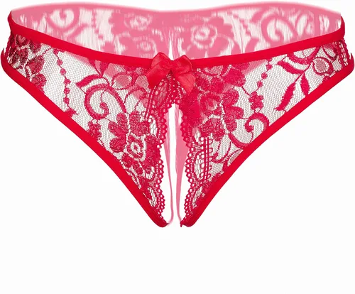 Vista 6 de Justgoo Womens Sexy G-String Lace Thongs Panties Underwear Low Rise T-Back Underpants