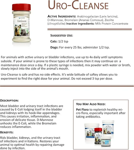 Vista 6 de URO-Cleanse para perros - Salud y control de la vejiga