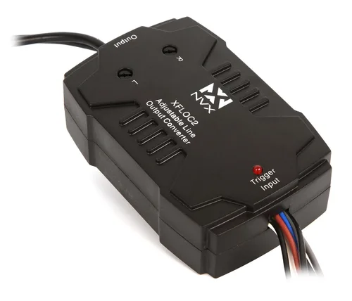 Vista 3 de NVX XFLOC2 - Convertidor de salida de línea ajustable de 2 canales y 80 W Con encendido remoto