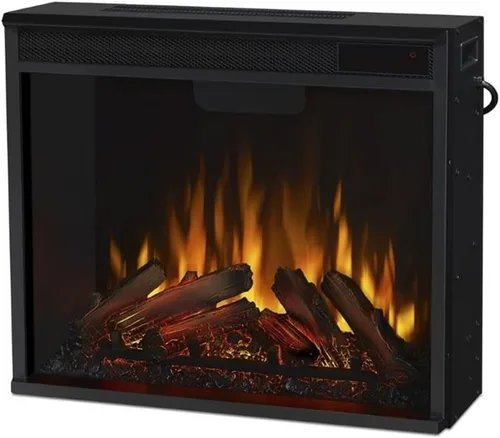 Vista 8 de Aspen - Chimenea eléctrica de 49 pulgadas en madera de castaño Real Flame