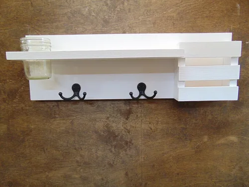 Vista 4 de Coat Hooks - Mail Holder - Shelf
