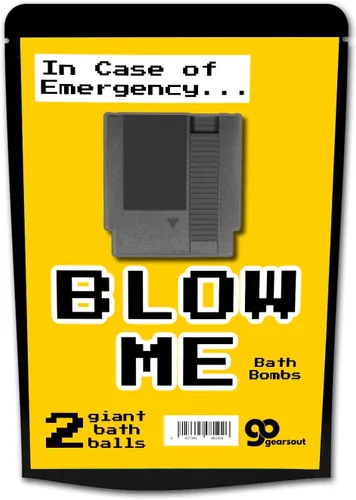 Vista 3 de Blow Me Bath Bombs - Divertidos artículos de regalo de spa para mujeres, regalos retro para hermana mayor, pulverizadores de baño grandes con frases