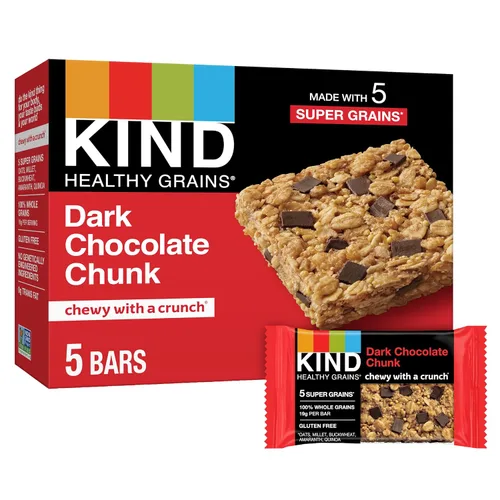 Vista 24 de KIND HEALTHY GRAINS Granola, snack saludable, granola de vainilla y arándanos con semillas de lino, mezcla de aperitivos, 3 unidades, 33 onzas