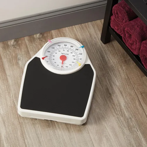 Vista 6 de Taylor Precision 1130T Color blanco báscula digital de baño